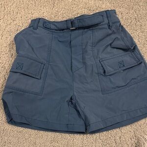 Kids Navy Cargo Shorts